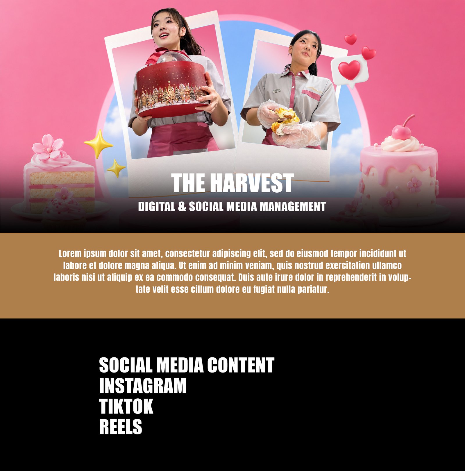 The Harvest social media