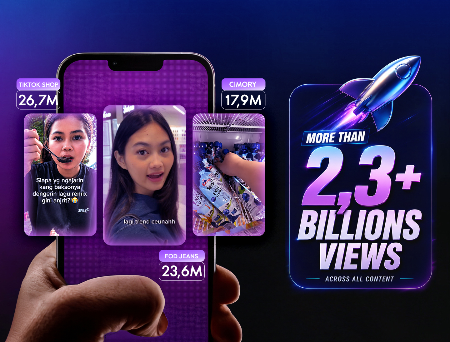 More than 2,3 Billion Views